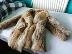 Prachtige bontjas van echt vossenbont, real fur coat., Gedragen, Beige, Maat 38/40 (M), Verzenden