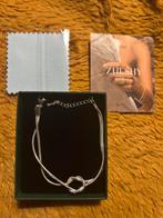 Verzilverd armbandje met knoop NIEUW lengte tot 20 cm, Ophalen of Verzenden, Nieuw, Zilver, Overige materialen