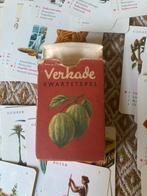 Oud Verkade kwartet, doosje  gehavend, spel OK., Verzamelen, Speelkaarten, Jokers en Kwartetten, Ophalen of Verzenden, Gebruikt