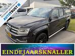 Volkswagen Amarok 3.0 TDI 4Motion DC Aventura V6 258Pk 5Pers, Auto's, Lichtsensor, Gebruikt, Zwart, Bedrijf