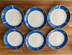 6 borden diameter 17 cm, Ophalen of Verzenden, Zo goed als nieuw, Bord(en), Overige stijlen