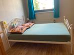 2-persoons crème kleurig bed in Barok style - 140x200 cm, Huis en Inrichting, Slaapkamer | Bedden, Ophalen, Gebruikt, Barok, Tweepersoons