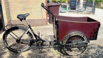 Bakfiets transportfiets 7 versnelling Shimano 2 x schijfrem beschikbaar voor biedingen