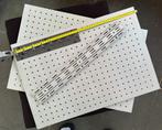 Metalen wandrekken gereedschap + geleiders, Verzenden, Gebruikt