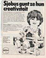 Retro reclame 1978 Sjobus houten speelgoed Dorst, Verzenden, Overige typen