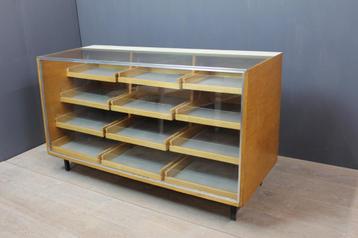 Vintage Winkeltoog Toonbank Shopcounter Balie verkooptafel beschikbaar voor biedingen