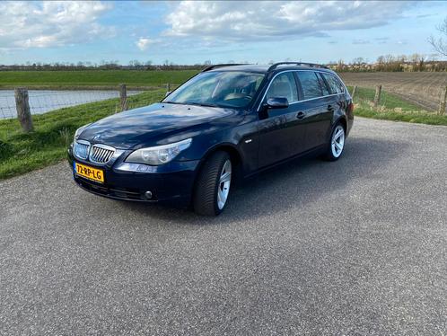 BMW 5-Serie 2.5 I 525 Touring AUT 2005 Blauw, Auto's, BMW, Particulier, 5-Serie, ABS, Airbags, Airconditioning, Centrale vergrendeling