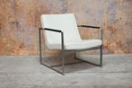 ZGANieuw witte leren Harvink Oscar design fauteuil!, Harvink, Harvink, Design, 75 tot 100 cm