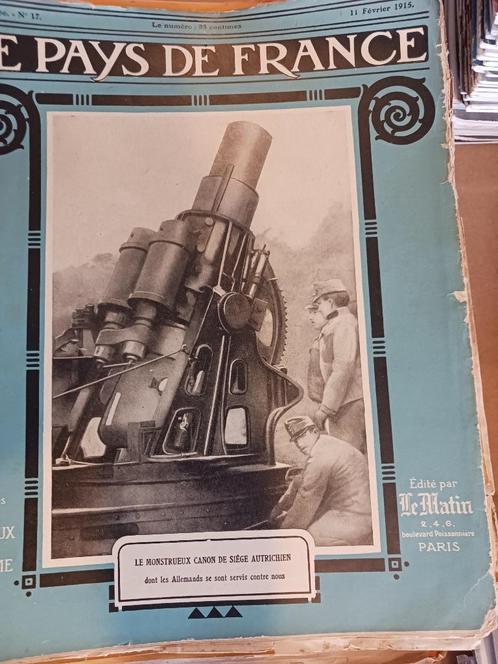 Le Pays de France, Eerste wereldoorlog, Verzamelen, Militaria | Algemeen, Landmacht, Boek of Tijdschrift, Nederland, Verzenden