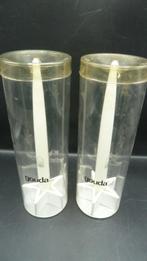 Vintage Gouda kandelaar met kaars in originele verpakking, Overige materialen, Nieuw, Ophalen of Verzenden, Kandelaar