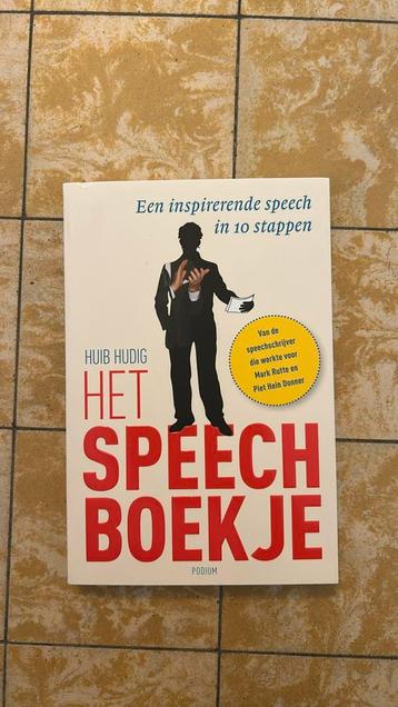 Huib Hudig - Het speechboekje beschikbaar voor biedingen