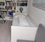 Houten bed met matras en lattenbodem, Ophalen, Gebruikt, Eenpersoons, 90 cm