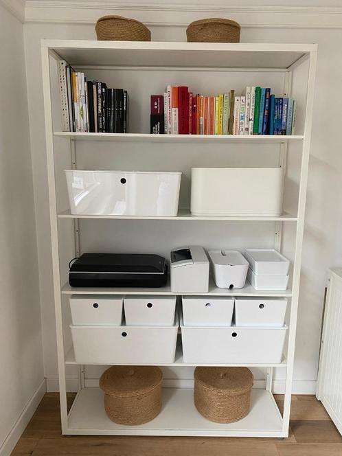 IKEA boekenkast, Huis en Inrichting, Kasten | Boekenkasten, Gebruikt, 100 tot 150 cm, 150 tot 200 cm, 25 tot 50 cm, Met plank(en)