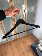 Set van 10 zwarte houten kledinghangers, Ophalen, Gebruikt, Hout, Volwassenen