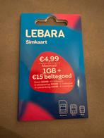Lebara Prepaid Simkaart - Mooi Nummer 06-13-225-224, Ophalen of Verzenden, Nieuw, Overige providers, Prepaidkaart