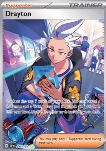 Pokémon 2024 Drayton SSP #244 RAW beschikbaar voor biedingen