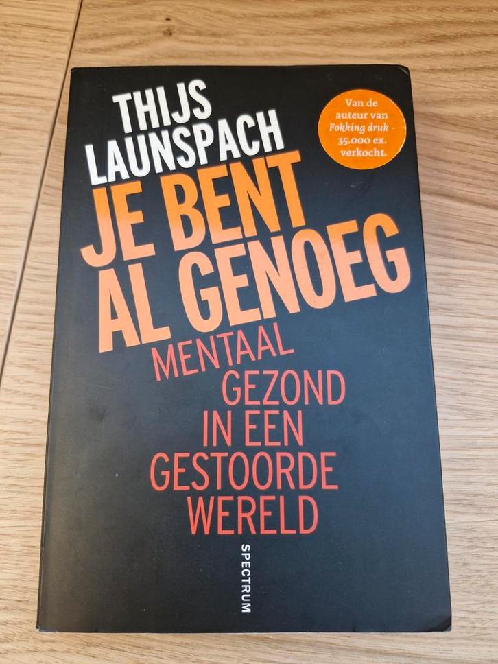 Boek je bent al genoeg, Boeken, Advies, Hulp en Training, Zo goed als nieuw, Ophalen of Verzenden