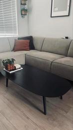 Salontafel mangohout Karwei zwart, 100 tot 150 cm, Zo goed als nieuw, Minder dan 50 cm, Rechthoekig