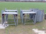 Steigerbokken/H-jukken + Steigerplanken, Doe-het-zelf en Verbouw, Steigers, Ophalen, Gebruikt, Gevelsteiger, Minder dan 2 meter