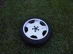 Mercedes W201,W124 RH topline velgen met zomerbanden 17 inch, Ophalen, Gebruikt, Banden en Velgen, 17 inch