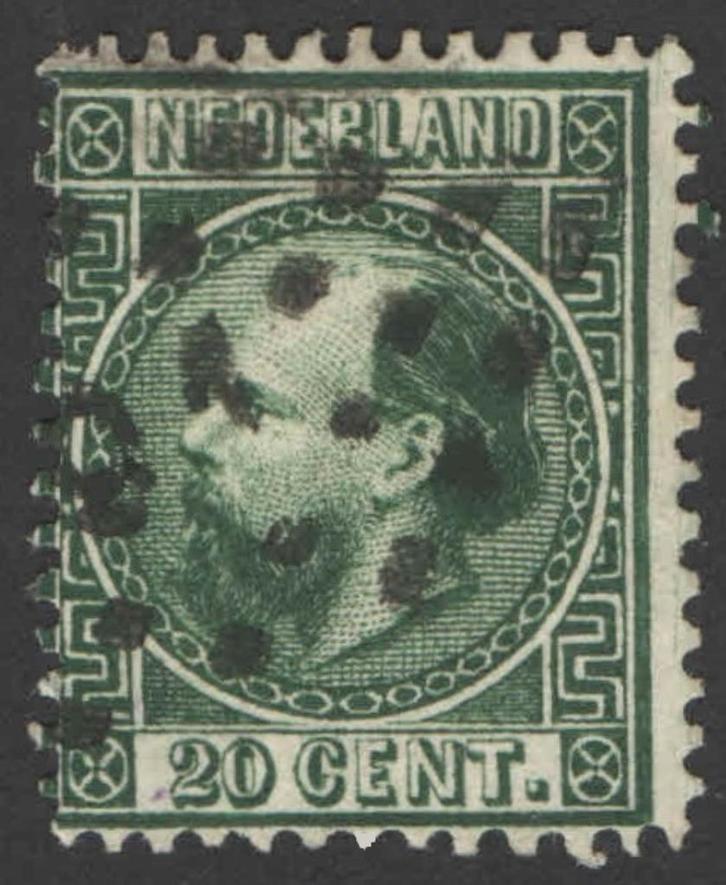 Nederland NVPH nr 10 gestempeld Koning Willem III 1867, Postzegels en Munten, Postzegels | Nederland, Gestempeld, T/m 1940, Verzenden