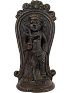 Zuid-Indiaas bronzen godenbeeldje – ca. 1920 – massief brons, Huis en Inrichting, Woonaccessoires | Boeddhabeelden, Ophalen of Verzenden