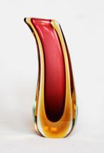 Murano Sommerso Flavio Poli Seguso Vaas jaren '60 / '70, Ophalen of Verzenden, Huis en Inrichting