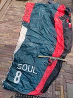 Flysurfer Soul 8m met racebar, Watersport en Boten, Geen board, Ophalen of Verzenden, Zo goed als nieuw