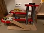 PlanCity PlanToys Houten Autoparkeergarage met auto’s ZGAN, Kinderen en Baby's, Speelgoed | Houten speelgoed, Ophalen of Verzenden