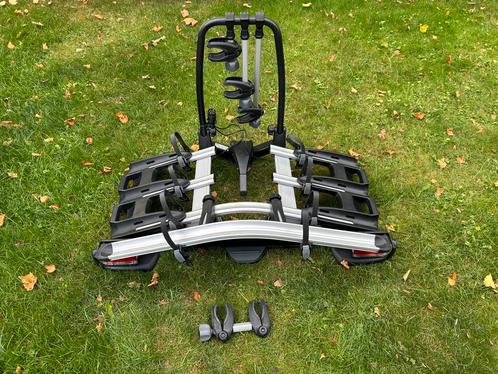 Thule VeloCompact 927 kantelbare fietsendrager 4 fietsen, Auto diversen, Fietsendragers, Gebruikt, Trekhaakdrager, Elektrische fiets