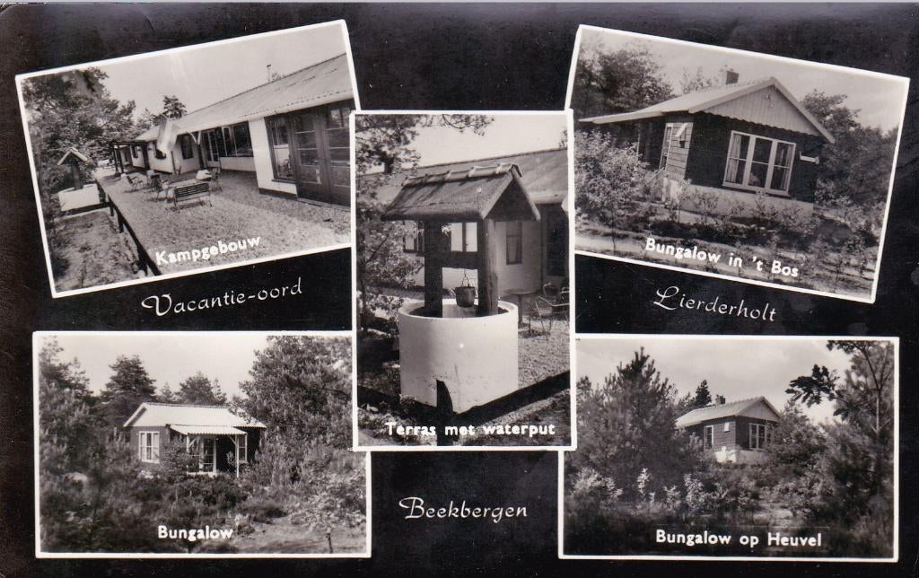 05924 Beekbergen - 5 luik Groeten Vacantieoord Lierderholt, Verzamelen, Ansichtkaarten | Nederland, Gelopen, Gelderland, 1960 tot 1980