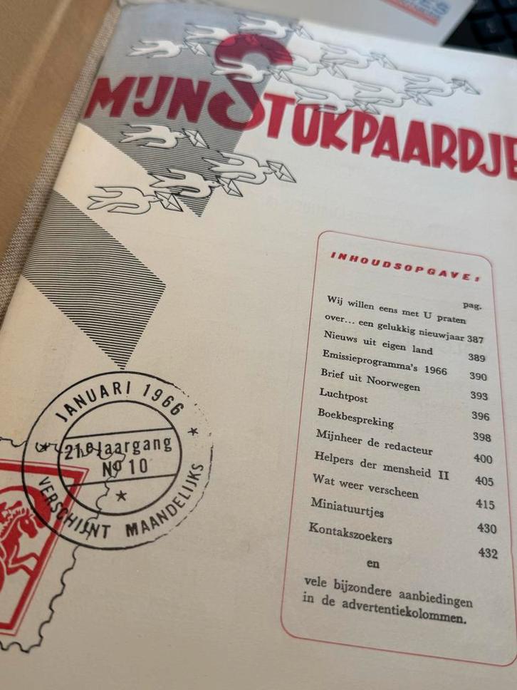 Mijn Stokpaardje 1966-1969, Boeken, Tijdschriften en Kranten, Gelezen, Overige typen, Ophalen