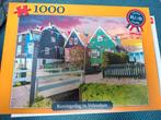 Legpuzzel Koningsdag in Volendam - 1000 stukjes, Ophalen, 500 t/m 1500 stukjes, Zo goed als nieuw, Legpuzzel