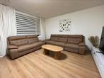 Bankstel tweezit en driezit met elektrische relaxfunctie, Huis en Inrichting, Ophalen, Zo goed als nieuw, Stof