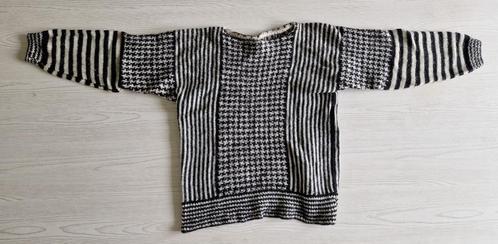 Zwart-wit gestreepte trui, maat M, Kleding | Dames, Truien en Vesten, Zo goed als nieuw, Maat 38/40 (M), Zwart, Ophalen of Verzenden