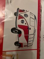 Volkswagen T1 Samba bus 1962  VW bus sticker voor groot raam, Ophalen of Verzenden