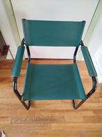 Vintage Mart Stam S34 Design Stoel - Emerald Groen Leder, Huis en Inrichting, Stoelen, Ophalen, Gebruikt, Overige kleuren, Eén