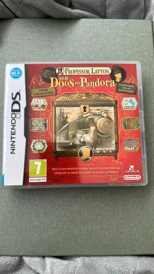 Professor Layton and Pandora's Box, NDS, Spelcomputers en Games, Games | Nintendo DS, Zo goed als nieuw, Puzzel en Educatief, 1 speler