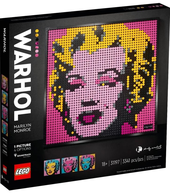 LEGO 31197 ART - Andy Warhol's Marilyn Monroe (sealed), Kinderen en Baby's, Speelgoed | Duplo en Lego, Nieuw, Lego, Complete set