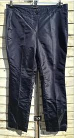 Claudia Sträter zijden broek donker blauw maat 42 nieuwstaat, Kleding | Dames, Broeken en Pantalons, Blauw, Maat 42/44 (L), Ophalen of Verzenden