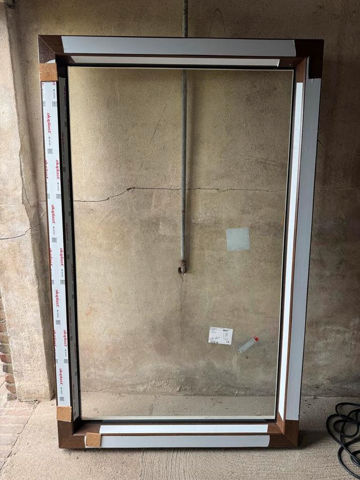 Kunststof Kozijn - Raamkozijn, Doe-het-zelf en Verbouw, Kozijnen en Schuifpuien, Gebruikt, Raamkozijn, Kunststof, 150 tot 225 cm