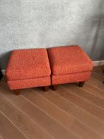 Hockers, Ophalen, 50 tot 75 cm, Zo goed als nieuw, Stof