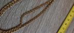 Ketting 24K gold plated necklace (marked CHAP 24K) 70 cm, Verzenden, Gebruikt, Goud, Overige materialen