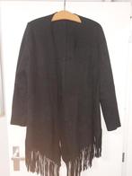 Jasje met franjes (L/XL), Kleding | Dames, Ophalen of Verzenden, Zo goed als nieuw, Maat 46/48 (XL) of groter, Zwart