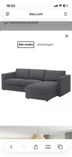 Hoes VIMLE 3-zitsbank grijs, Ophalen, Zo goed als nieuw