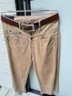 7/8 broek Francois Girbaud maat 42, Kleding | Dames, Broeken en Pantalons, Bruin, Maat 42/44 (L), Ophalen of Verzenden, Zo goed als nieuw