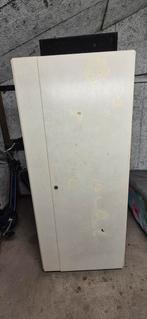 2 Witte Houten Kasten - Kleding/Voorraad/Schuur, Ophalen, Gebruikt, 50 tot 100 cm, 150 tot 200 cm