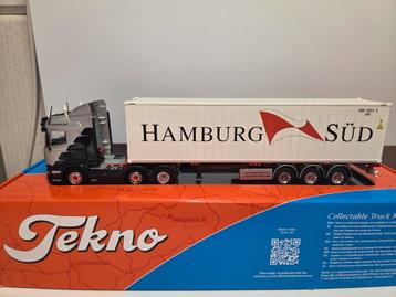 Tekno Scania containeroplegger K&B Transport Maasland beschikbaar voor biedingen