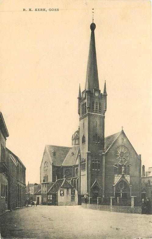(381-291-041) Goes kerk, Verzamelen, Ansichtkaarten | Nederland, Zeeland, Voor 1920, Verzenden