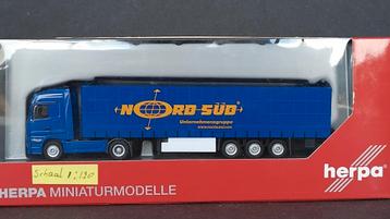 Mercedes Benz Actros LH 02 Nordsud 1:120 Herpa Pol  beschikbaar voor biedingen